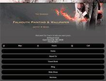 Tablet Screenshot of falmouthpaintingwallpaperingco.com